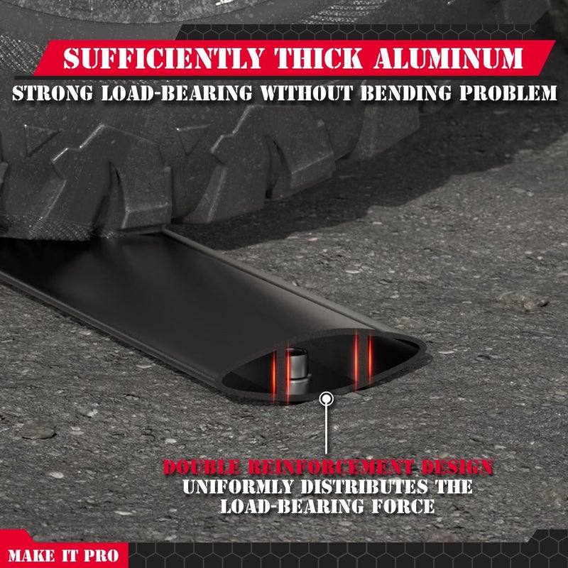 KitsPro 260lb Roof Rack Cross Bars for 2016-2022 Honda Pilot (ONLY FIT Factory Flushed Side Rails), Matte Black Heavy Duty Aluminum Cargo Crossbar - Image 5